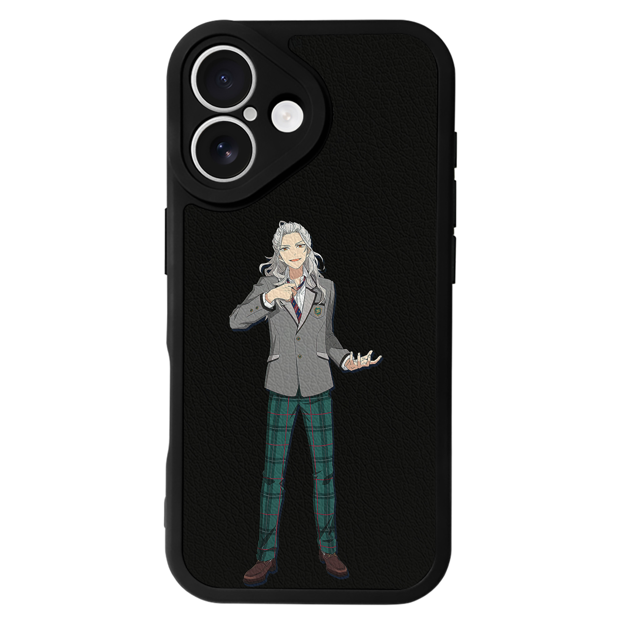（画像用） あんさんぶるスターズ! Ensemble Stars 【iPhone 16シリーズ対応】シリコンスマホケース（レザー調） 材質：シリコン